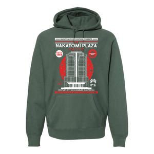 Classic Nakatomi Plaza Christmas Party Flyer Poster Premium Hoodie