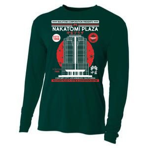 Classic Nakatomi Plaza Christmas Party Flyer Poster Cooling Performance Long Sleeve Crew