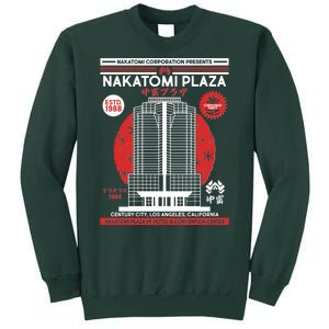 Classic Nakatomi Plaza Christmas Party Flyer Poster Tall Sweatshirt