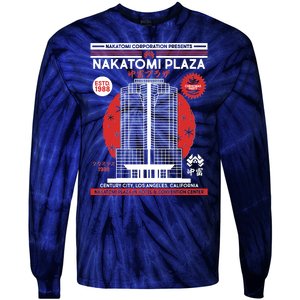 Classic Nakatomi Plaza Christmas Party Flyer Poster Tie-Dye Long Sleeve Shirt