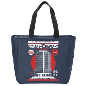 Classic Nakatomi Plaza Christmas Party Flyer Poster Zip Tote Bag