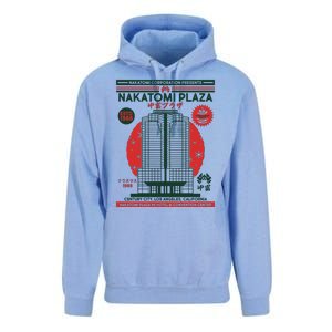 Classic Nakatomi Plaza Christmas Party Flyer Poster Unisex Surf Hoodie