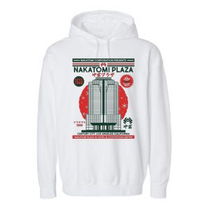 Classic Nakatomi Plaza Christmas Party Flyer Poster Garment-Dyed Fleece Hoodie