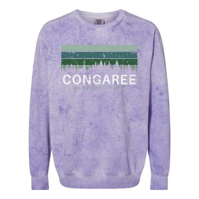 Congaree National Park South Carolina Colorblast Crewneck Sweatshirt