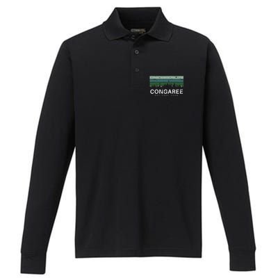 Congaree National Park South Carolina Performance Long Sleeve Polo