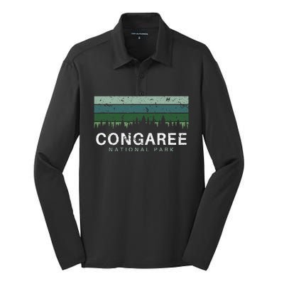 Congaree National Park South Carolina Silk Touch Performance Long Sleeve Polo