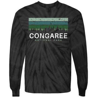 Congaree National Park South Carolina Tie-Dye Long Sleeve Shirt