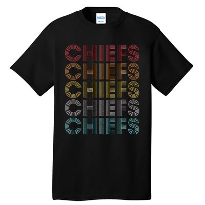 Chiefs Name Personalized Vintage Chiefs Sport Tall T-Shirt