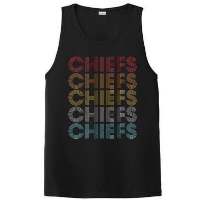 Chiefs Name Personalized Vintage Chiefs Sport PosiCharge Competitor Tank