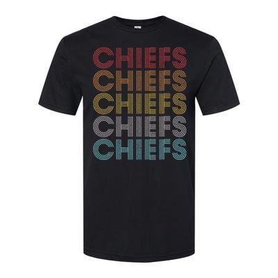 Chiefs Name Personalized Vintage Chiefs Sport Softstyle CVC T-Shirt