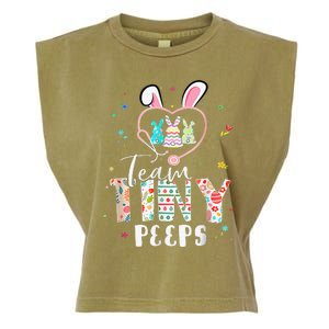 Cute NICU PICU L&D Nurse Easter Day Stethoscope Cute Bunny Garment-Dyed Women's Muscle Tee