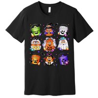 Chicken Nuggets Pumpkin Halloween 90S Vintage Premium T-Shirt