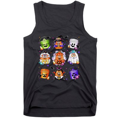 Chicken Nuggets Pumpkin Halloween 90S Vintage Tank Top