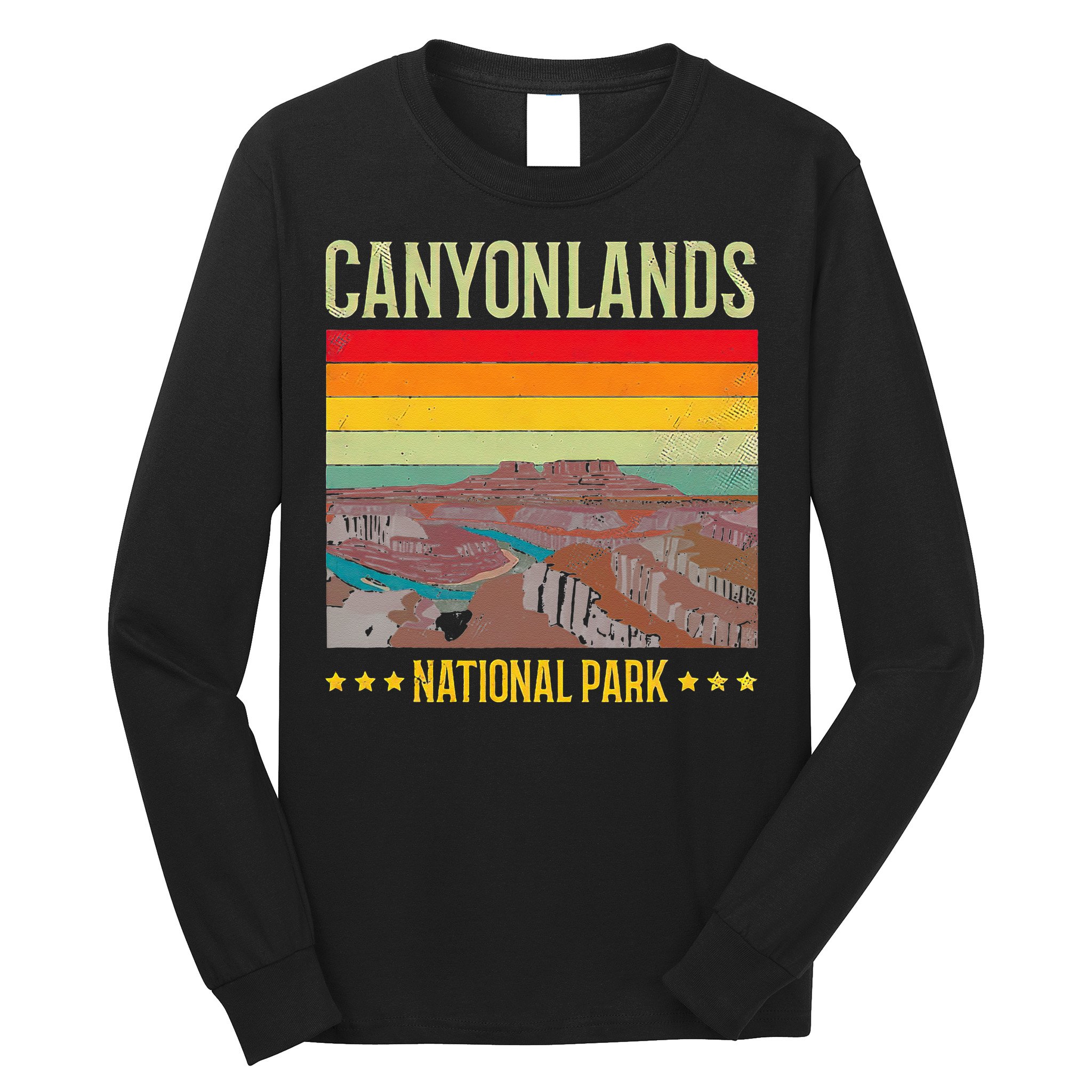 Canyonlands National Park US Vintage USA Utah State Lover Long Sleeve Shirt