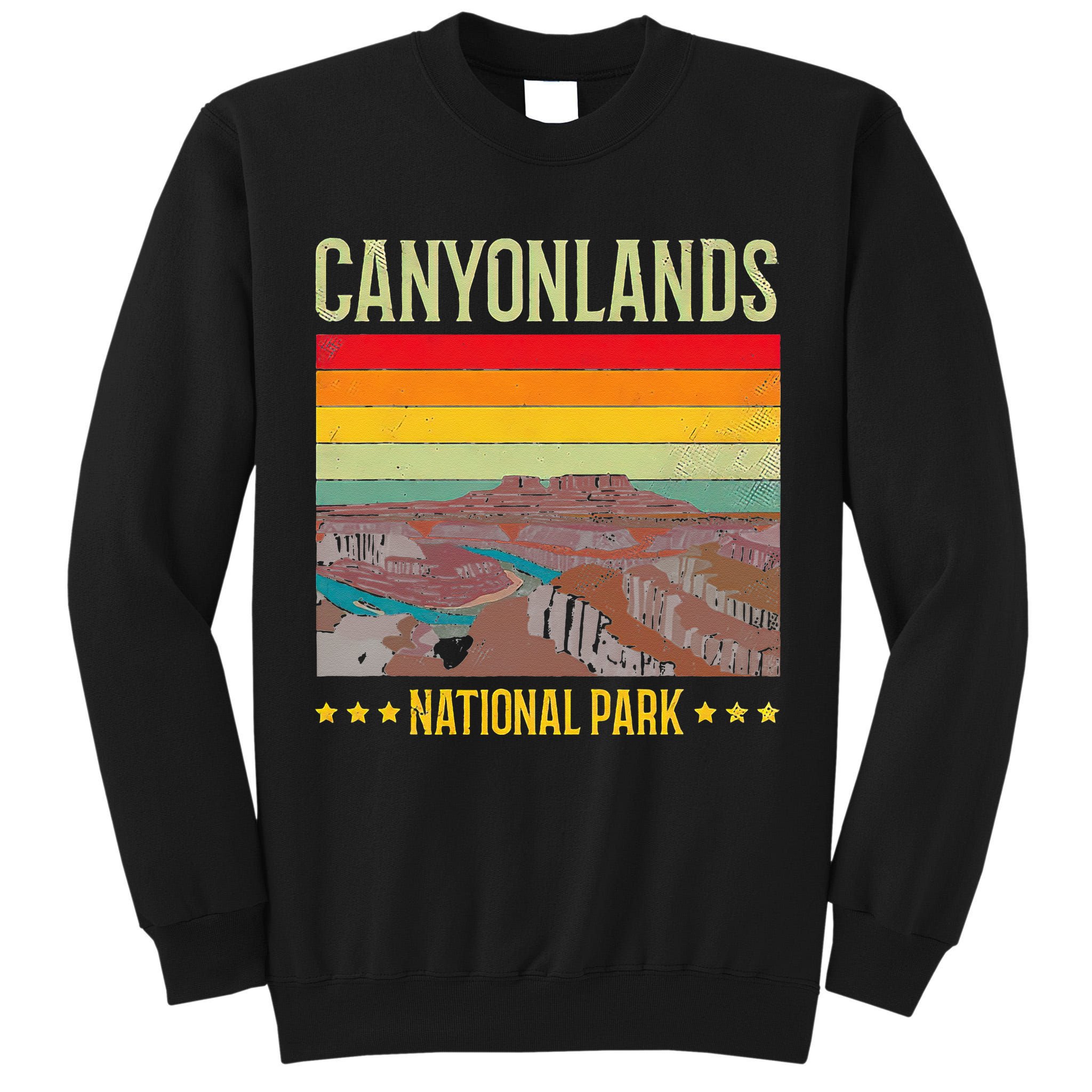 Canyonlands National Park US Vintage USA Utah State Lover Tall Sweatshirt