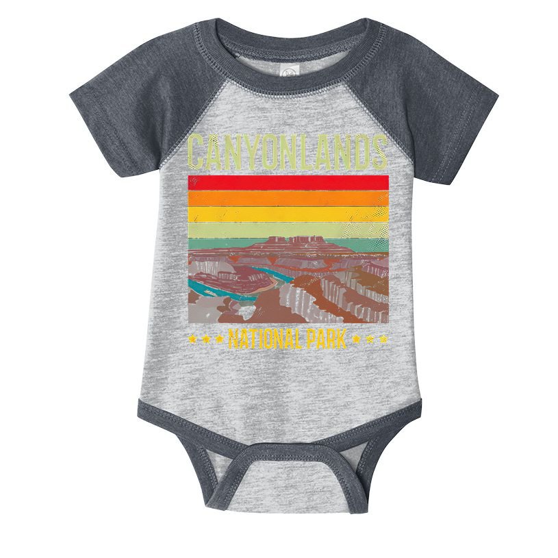Canyonlands National Park US Vintage USA Utah State Lover Infant Baby Jersey Bodysuit