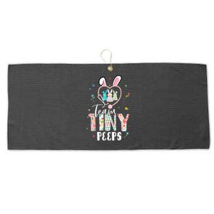 Cute NICU PICU L&D Nurse Easter Day Stethoscope Cute Bunny Large Microfiber Waffle Golf Towel