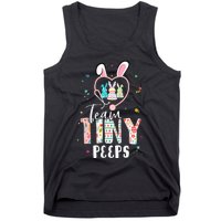 Cute NICU PICU L&D Nurse Easter Day Stethoscope Cute Bunny Tank Top