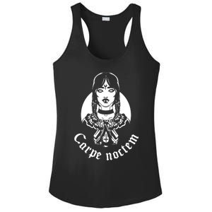 Carpe Noctem Pagan Atheist Magic Goddess Gothic Witchcraft Ladies PosiCharge Competitor Racerback Tank