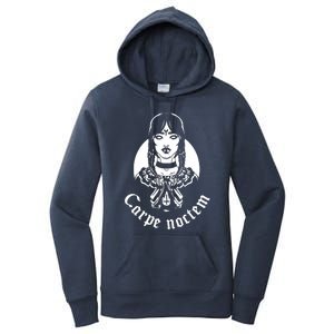 Carpe Noctem Pagan Atheist Magic Goddess Gothic Witchcraft Women's Pullover Hoodie