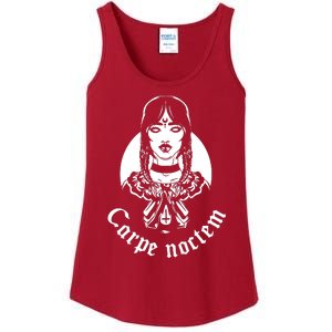 Carpe Noctem Pagan Atheist Magic Goddess Gothic Witchcraft Ladies Essential Tank