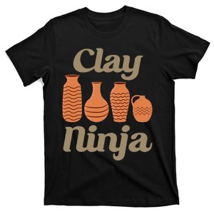 Clay Ninja Pottery Funny Ceramic T-Shirt