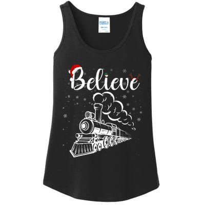 Christmas North Pole All Abroad Xmas Santa Ladies Essential Tank