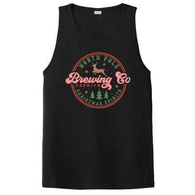 Christmas North Pole Brewing Co Premium Christmas Spirits Label PosiCharge Competitor Tank