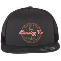 Christmas North Pole Brewing Co Premium Christmas Spirits Label Flatbill Hat