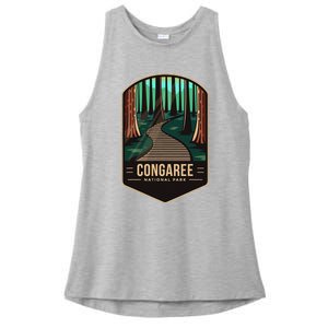 Congaree National Park 2024 South Carolina Ladies PosiCharge Tri-Blend Wicking Tank