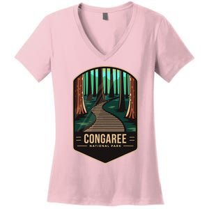 Congaree National Park 2024 South Carolina Women's V-Neck T-Shirt