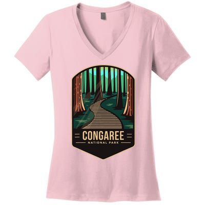 Congaree National Park 2024 South Carolina Women's V-Neck T-Shirt