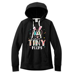 Cute NICU PICU L&D Nurse Easter Day Cute Bunny Women's Fleece Hoodie