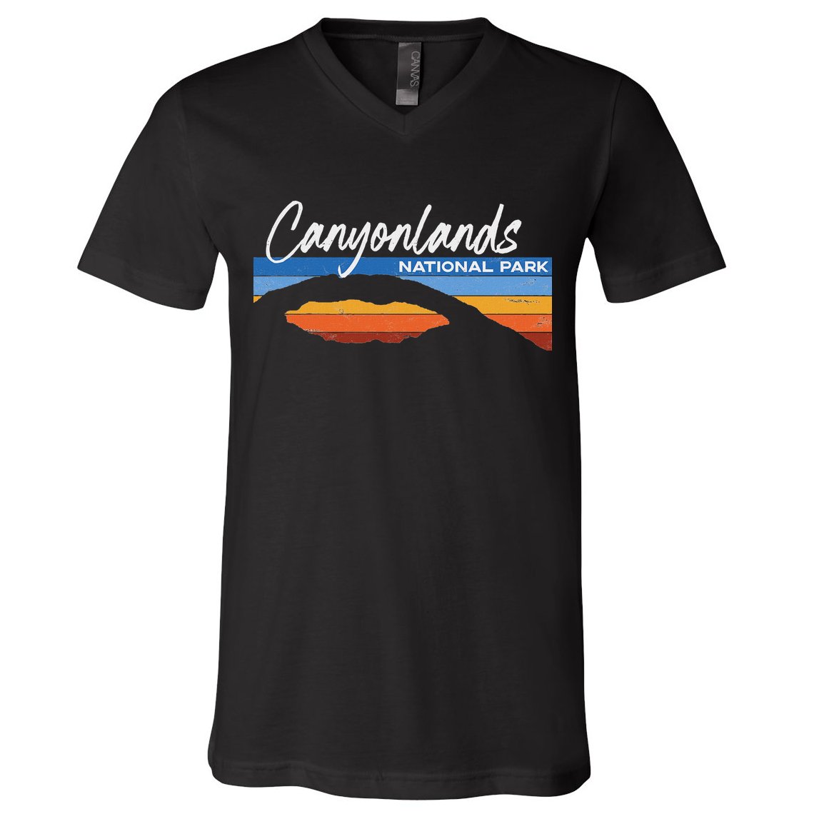 Canyonlands National Park Moab Utah Vacation Retro Ut V-Neck T-Shirt
