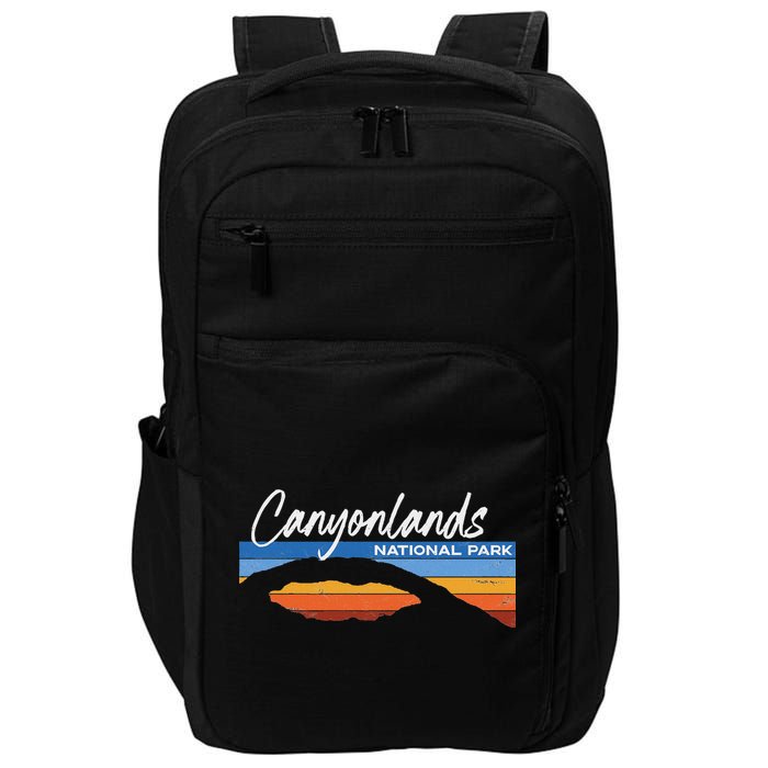 Canyonlands National Park Moab Utah Vacation Retro Ut Impact Tech Backpack