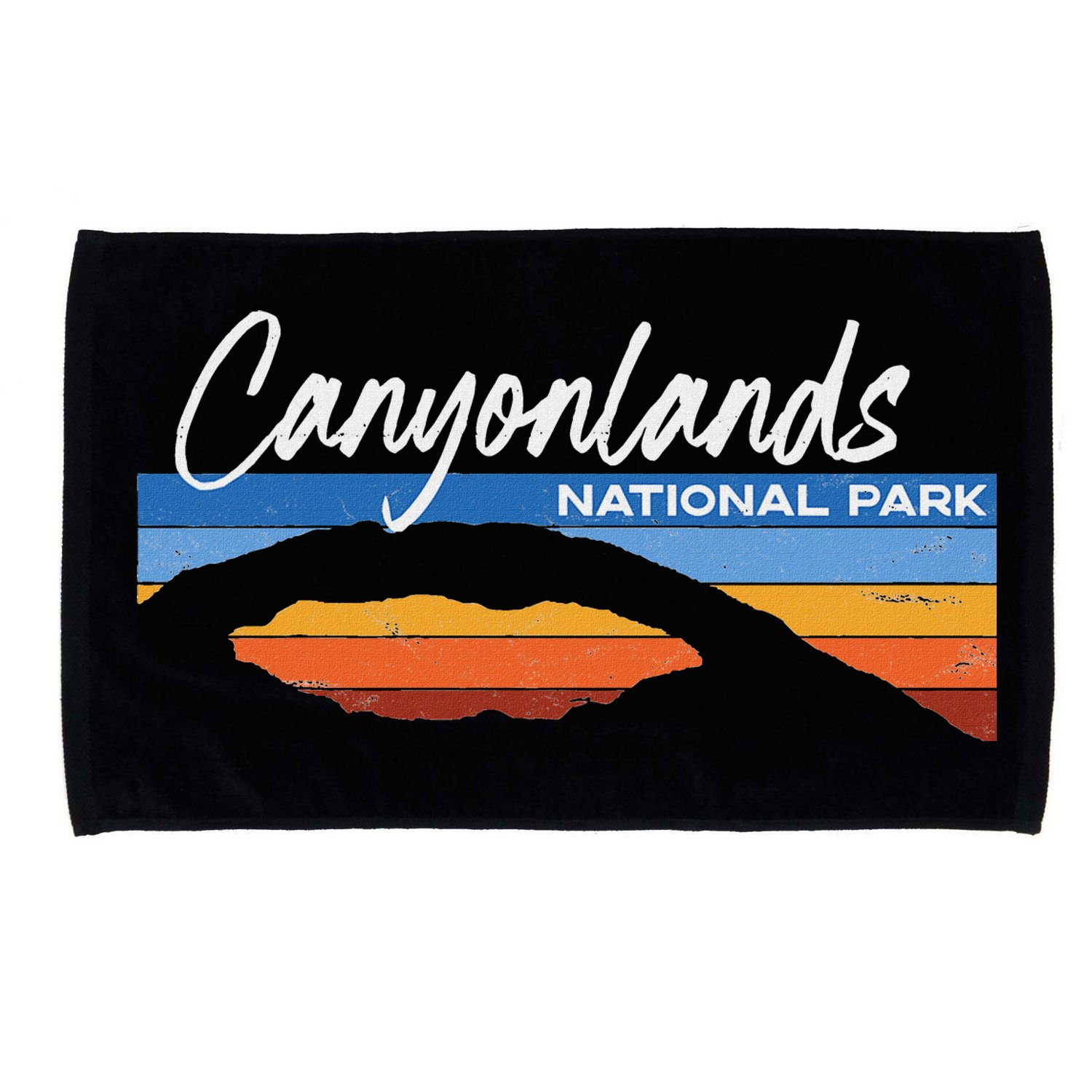 Canyonlands National Park Moab Utah Vacation Retro Ut Microfiber Hand Towel