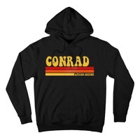 Conrad Name Personalized Idea Retro Vintage Conrad Hoodie