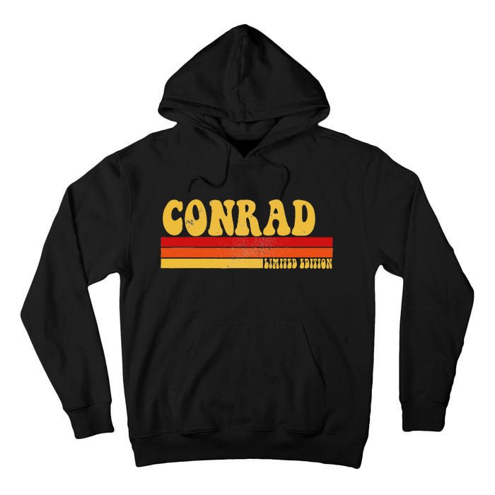 Conrad Name Personalized Idea Retro Vintage Conrad Tall Hoodie