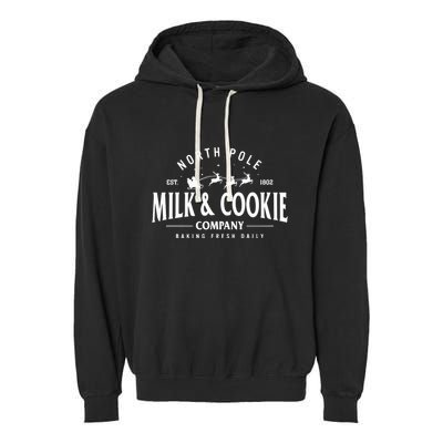 Christmas North Pole Cricut Garment-Dyed Fleece Hoodie