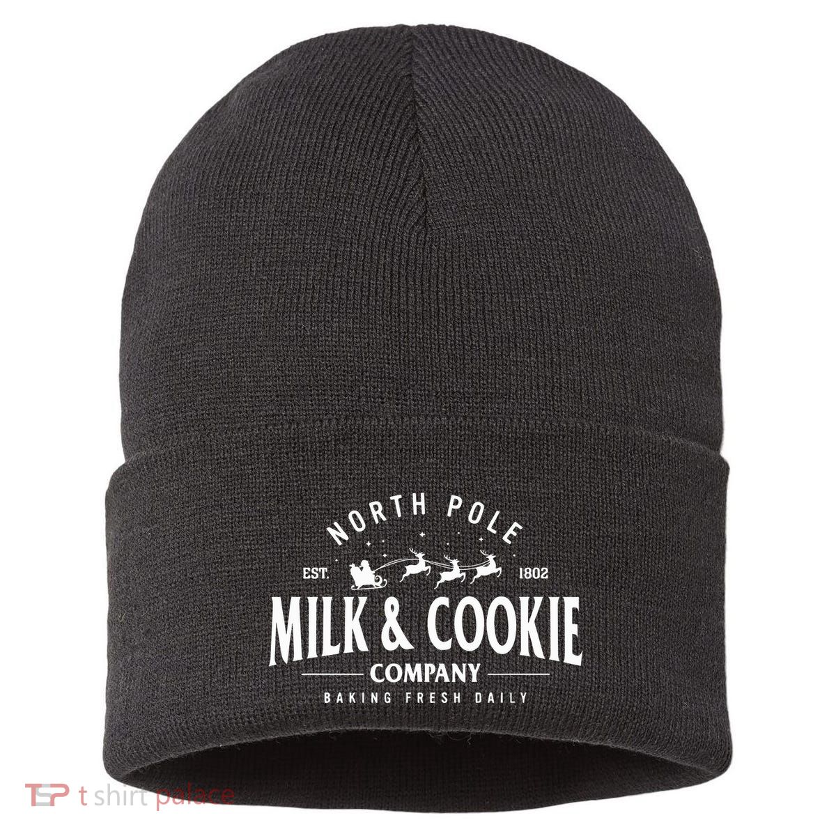 Christmas North Pole Cricut Sustainable Knit Beanie