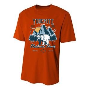 California National Park Yosemite National Park Performance Sprint T-Shirt