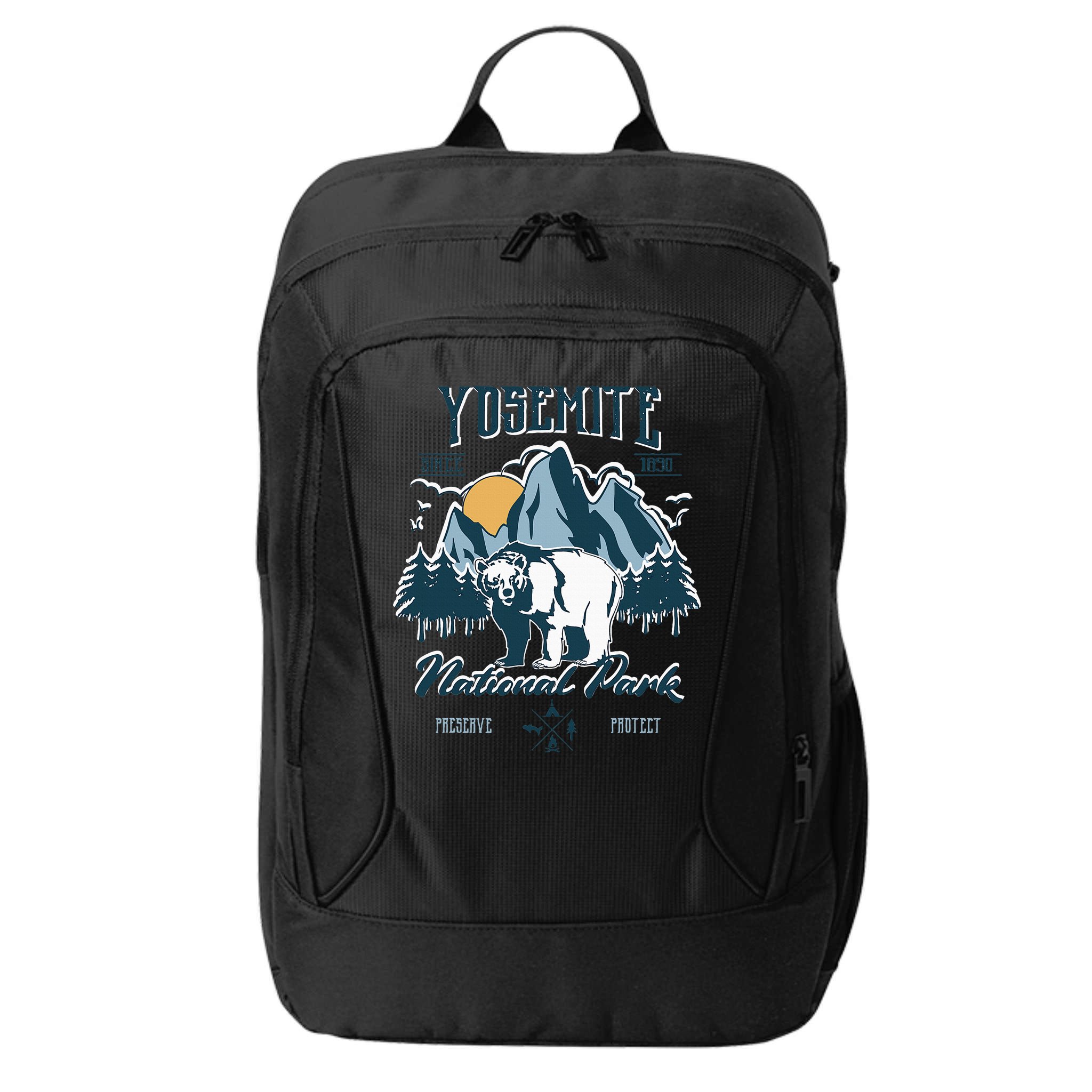 California National Park Yosemite National Park City Backpack