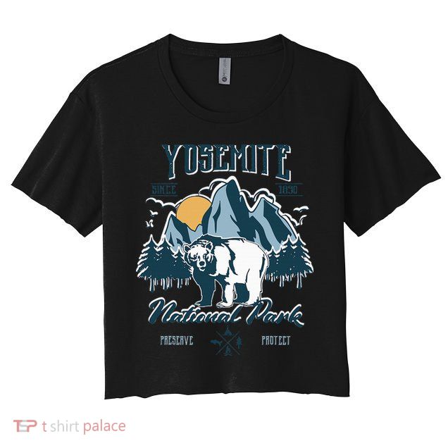 California National Park Yosemite National Park Crop Top