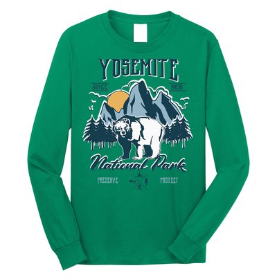 California National Park Yosemite National Park Long Sleeve Shirt