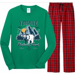 California National Park Yosemite National Park Long Sleeve Pajama Set