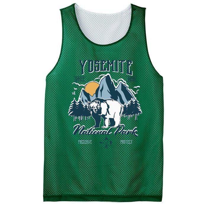 California National Park Yosemite National Park Mesh Reversible Basketball Jersey Tank