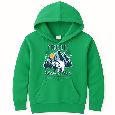 California National Park Yosemite National Park Kids Hoodie