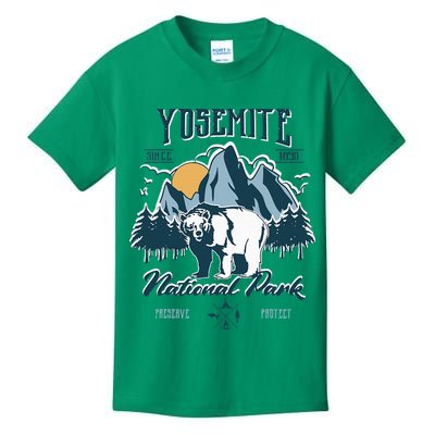California National Park Yosemite National Park Kids T-Shirt