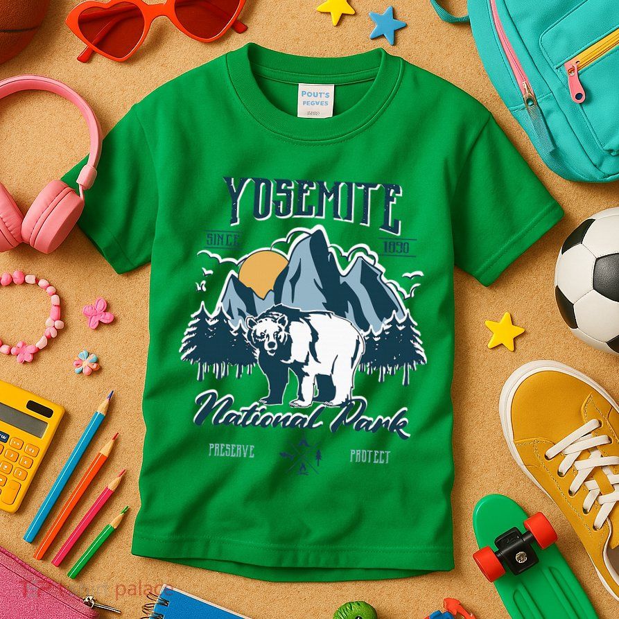 California National Park Yosemite National Park Kids T-Shirt
