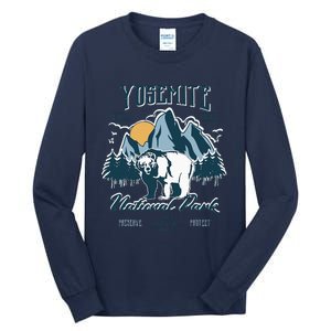 California National Park Yosemite National Park Tall Long Sleeve T-Shirt